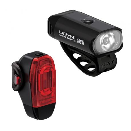 Lezyne Mini Drive 400XL/KTV Drive+ Pair Black