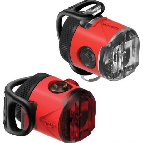 Lezyne Femto USB Drive Pair 15F/5R Red