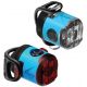 LEZYNE FEMTO USB DRIVE PAIR 15F/5R LUMEN BLUE